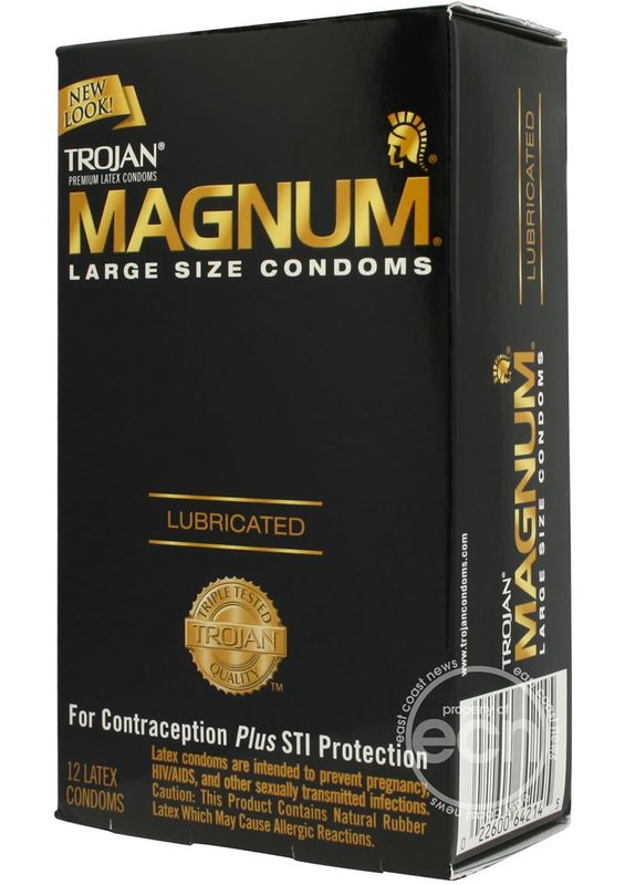 TROJAN MAGNUM LARGE SIZE 12PK