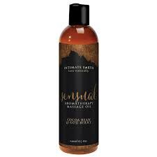 INTIMATE EARTH MASSAGE OIL 4 OZ, SCENT: COCOA &amp; GOJI