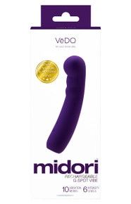 VEDO MIDORI SILICONE GSPOT VIBE, Color: PURPLE