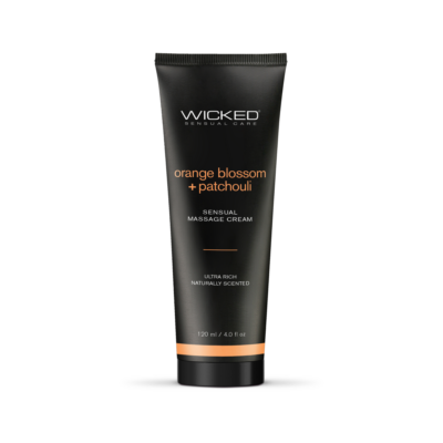 WICKED MASSAGE CREAM, SCENT: ORANGE PATCHOULI