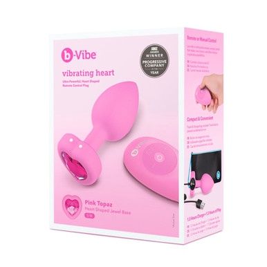 BVIBE VIBRATING HEART PLUG S/M