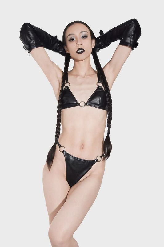 MATTE FETISH BIKINI SET
