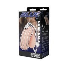 BLUELINE COCK CAGE W ANAL STIMULATOR
