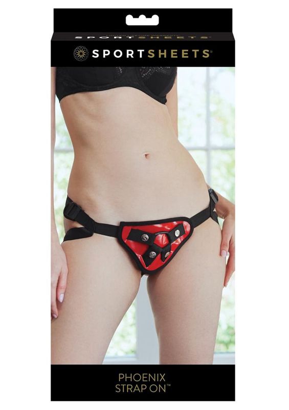 SPORTSHEETS PHOENIX ADJUST STRAP RED