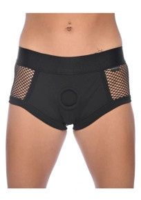 SPORTSHEETS EM EX FIT FISHNET HARNESS - Badd Kitty