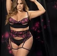 3PC SET BLK PRINTS PLUS - Badd Kitty