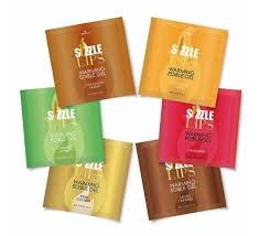 SIZZLE LIPS WARM FLAVOR GEL SAMPLE PACKET