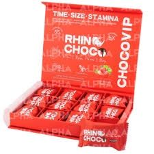 RHINO CHOCOLATES CHOC/STRAW