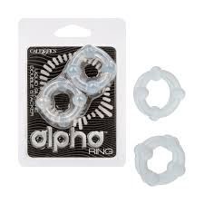 CALEX ALPHA SILICONE DOUBLE STACKER CLEAR