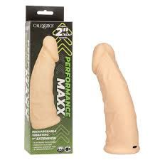 CALEX PERFORMANCE MAXX SILICONE VIBE EXTENDER, Color: VANILLA