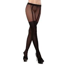 DG 0217H PANTYHOSE W/GARTERS BLACK - Badd Kitty