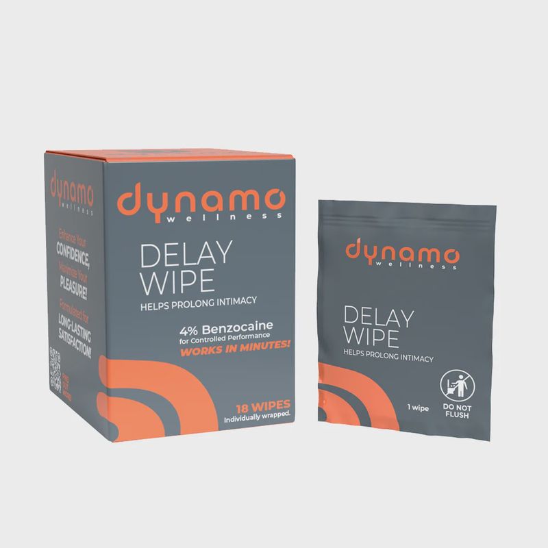 DYNAMO WELLNESS DELAY WIPES 18PK