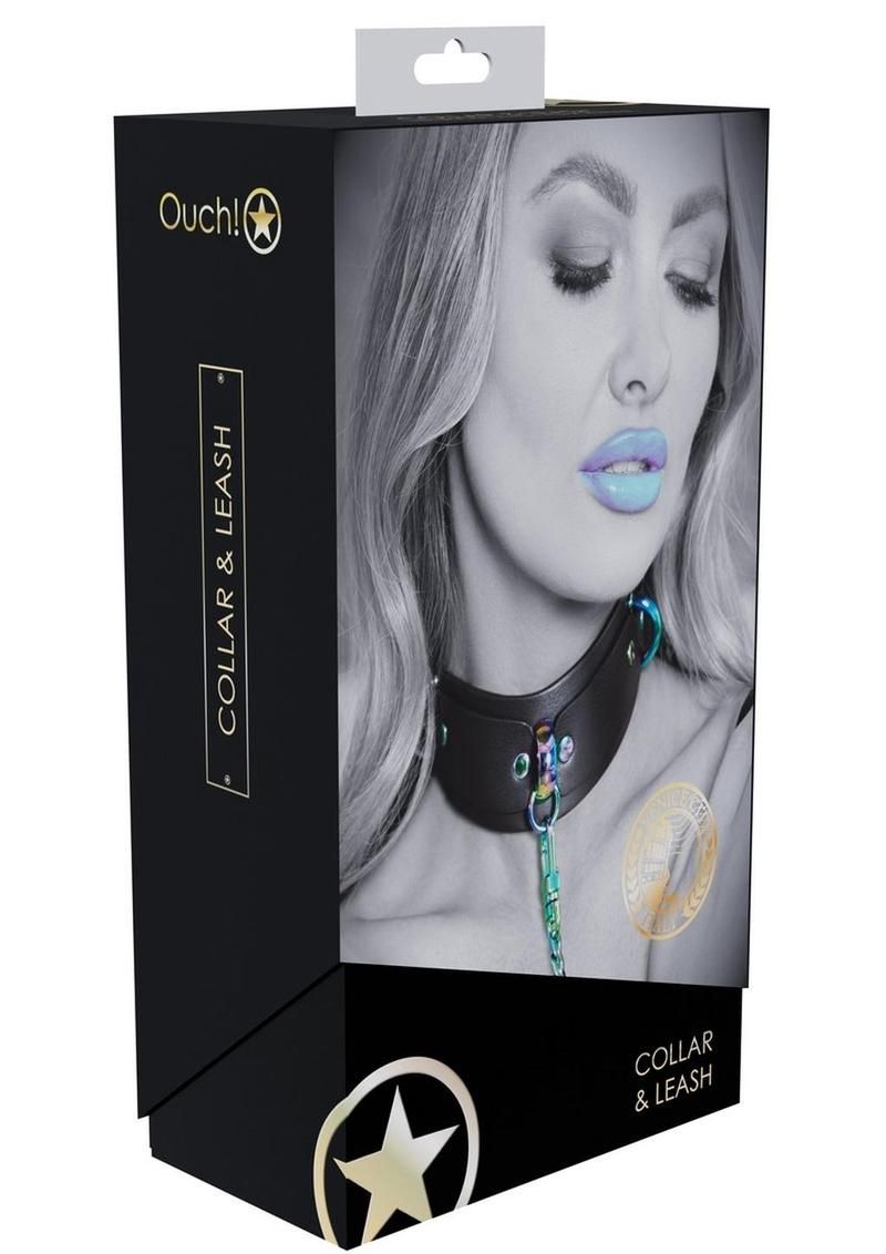 OUCH! VENICE COLLAR WITH LEASH