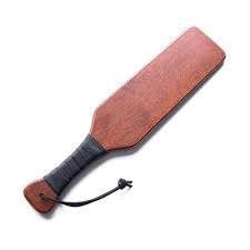 LEATHER WRAPPED PADDLE
