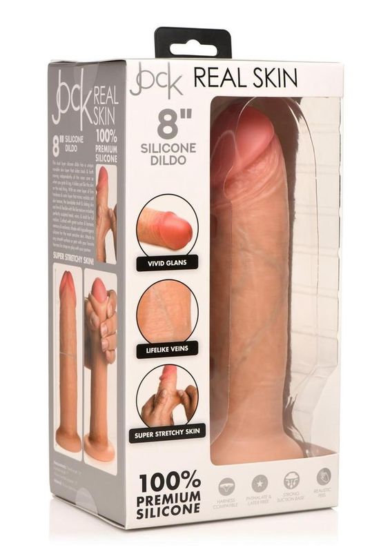 JOCK REAL SKIN 8" DILDO