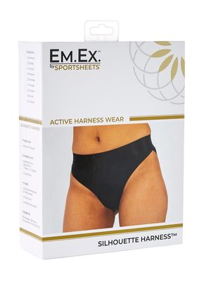 SPORTSHEETS EM EX SILHOUETTE HARNESS - Badd Kitty