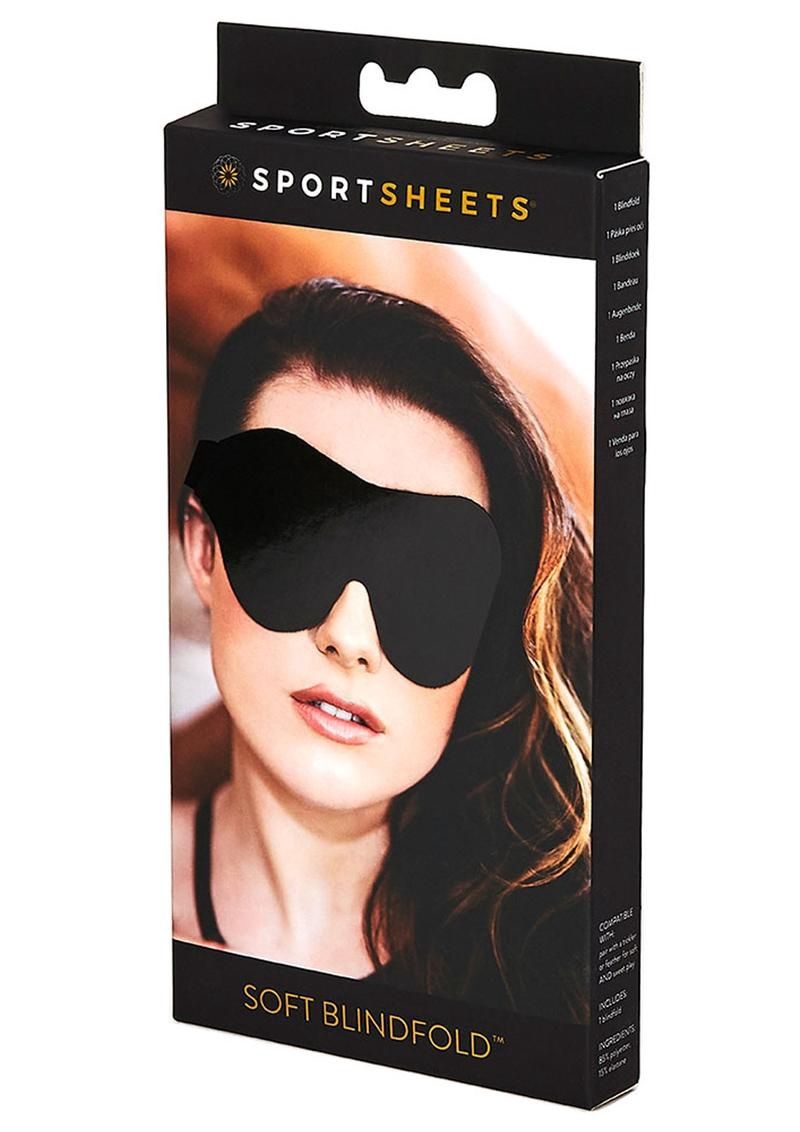 SPORTSHEETS SOFT BLINDFOLD BLK