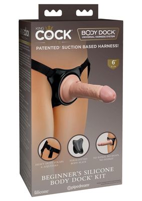 KING COCK ELITE BEGINNERS BODY DOCK KIT - Badd Kitty