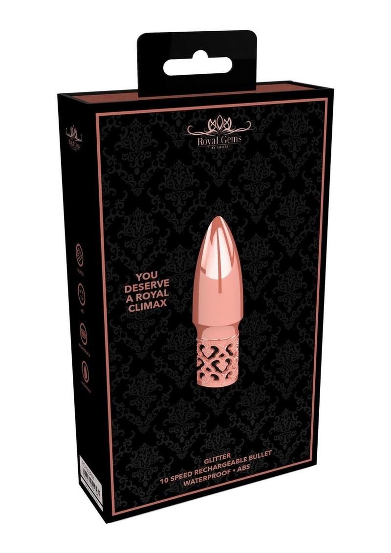 ROYAL GEMS GLITTER ROSE GOLD BULLET