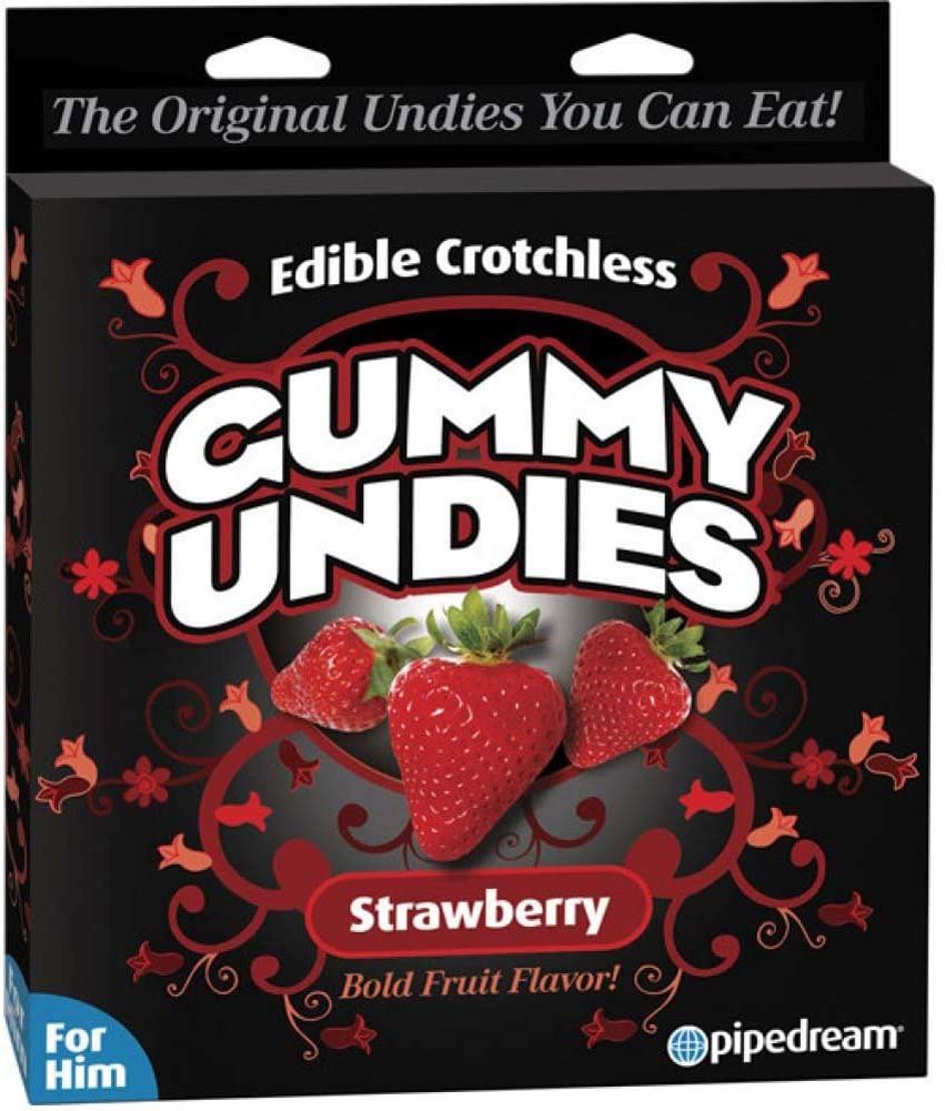EDIBLE GUMMY PANTIES, FLAVOR: STRAWBERRY