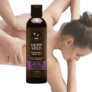 EARTHLY BODY MASSAGE OIL 2OZ