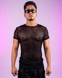 MENS FISHNET SHORT SLEEVE, Size: SMALL