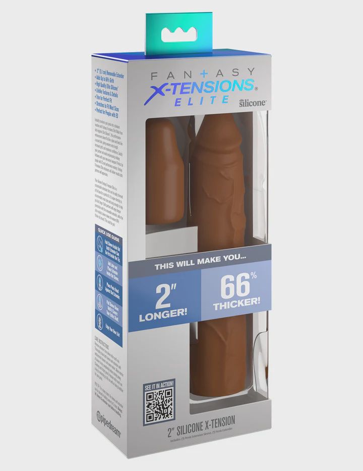PD FANTASY XTENSIONS SILICONE 2&quot; SLEEVE, Color: TAN