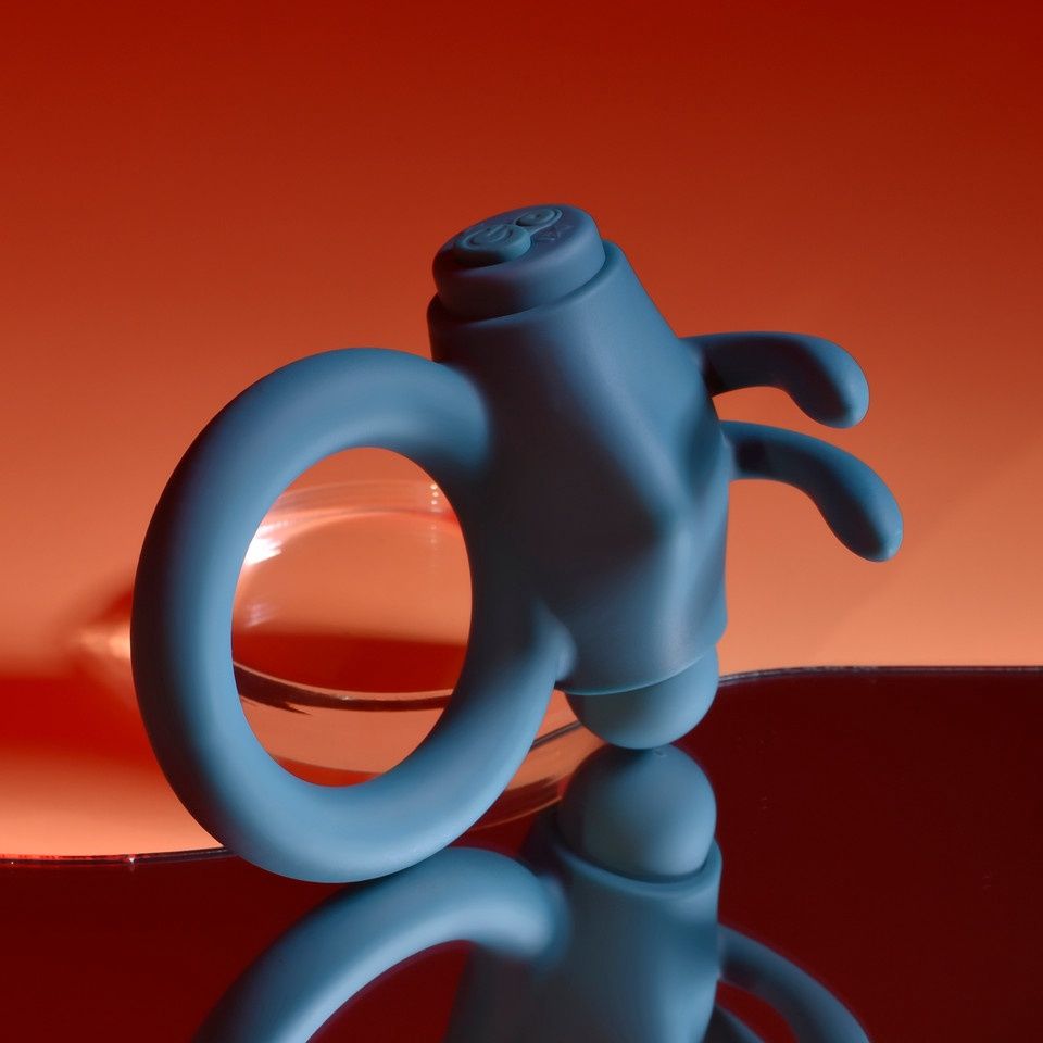 PLAYBOY BUNNY BUZZER C-RING TEAL