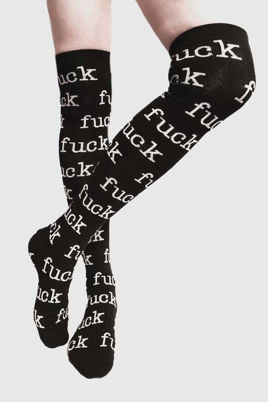 FUCK THIGH HIGH SOCKS