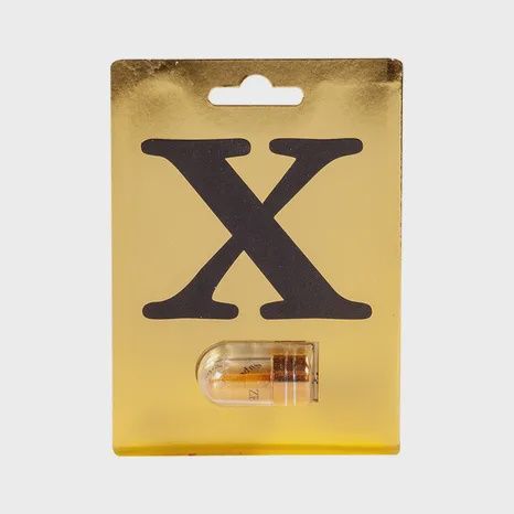 X GOLD PILL, PACKAGING: SINGLE