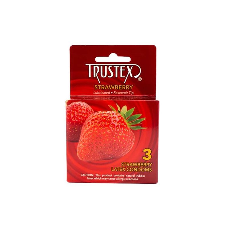 TRUSTEX FLAVORED CONDOMS 3PK