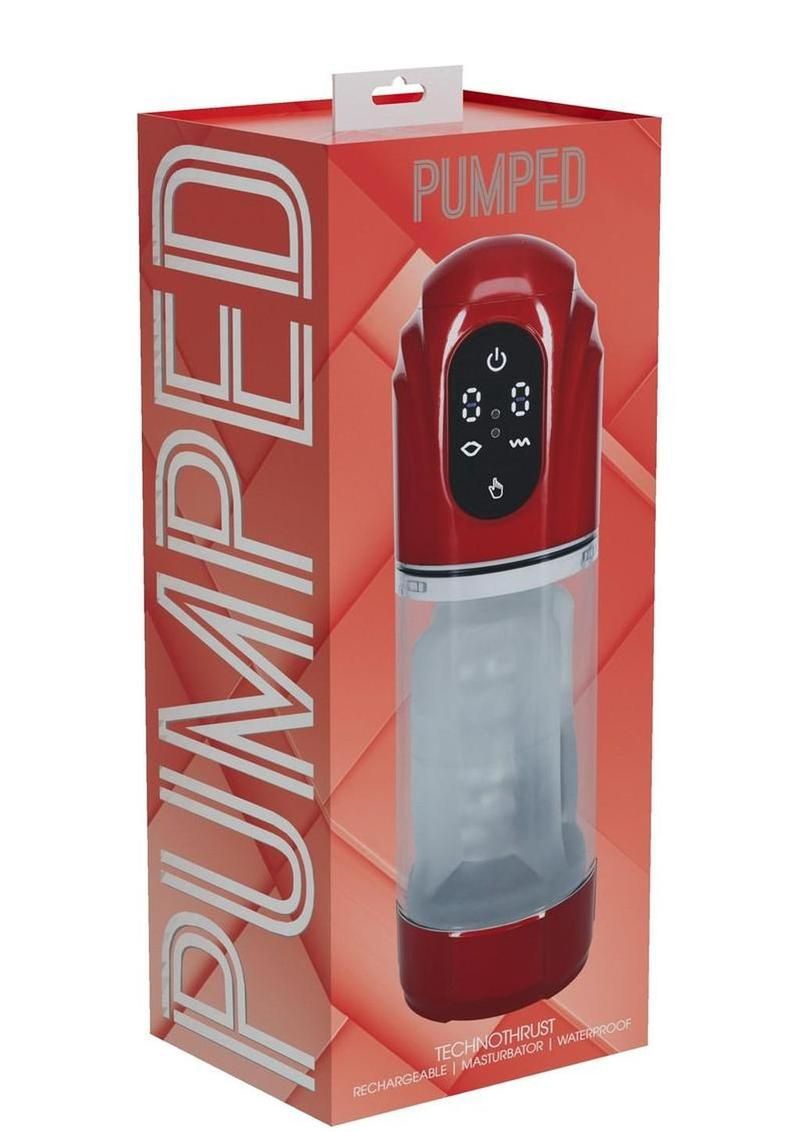 PUMPED TECHNO THRUST, Color: RED