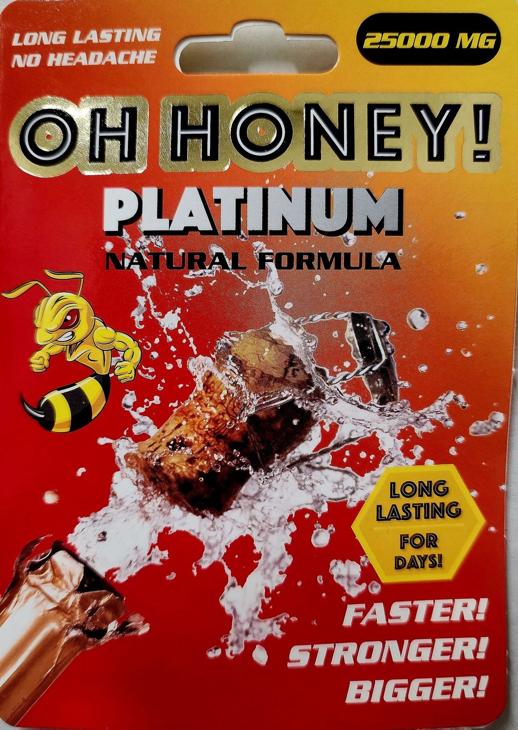 OH HONEY! PLATINUM HONEY, PACKAGING: SINGLE