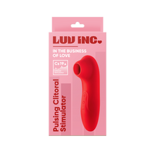 LUV INC PULSING CLITORAL STIMULATOR, Color: RED