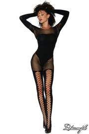OPAQUE FISHNET BODYSTOCKING - Badd Kitty