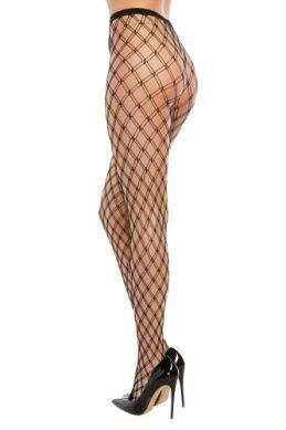 DOUBLE FENCENET DIAMOND PATTERN - Badd Kitty