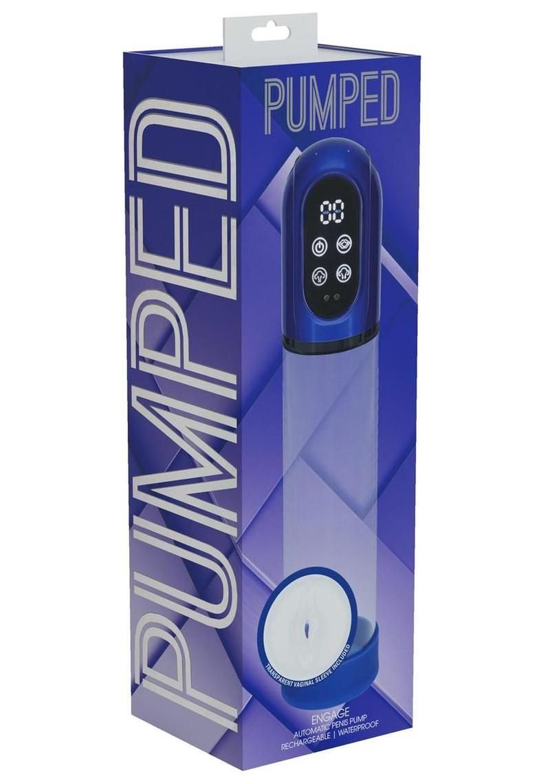 PUMPED ENGAGE AUTO PUMP, Color: BLUE