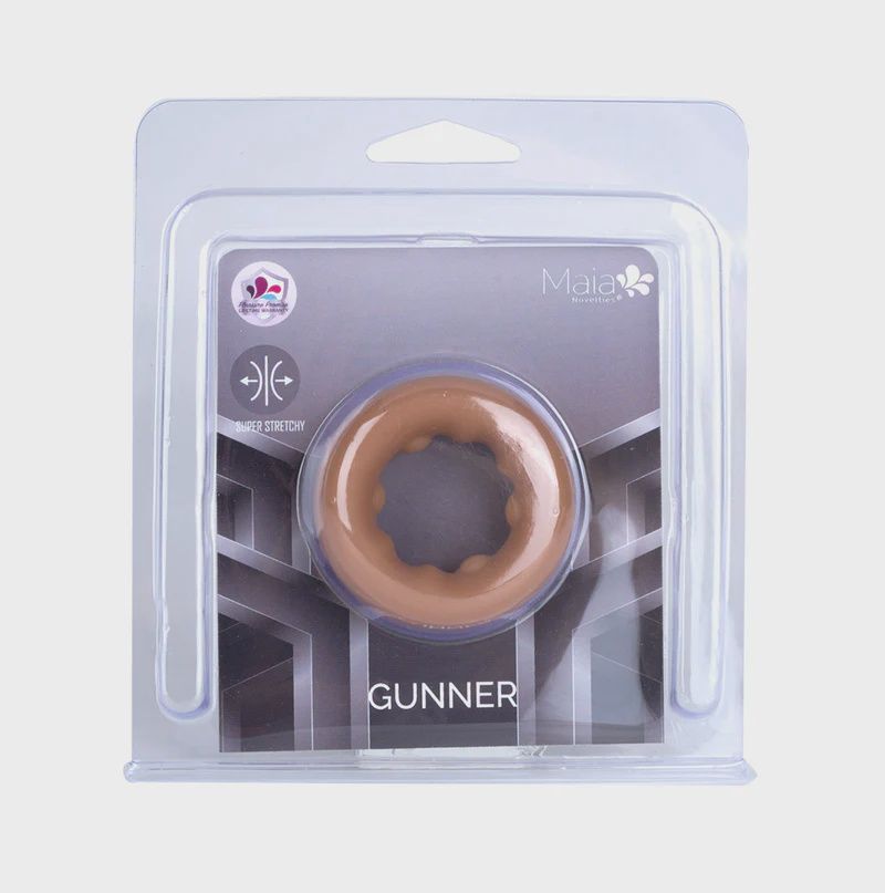 MAIA GUNNER FLESH C RING, Color: CARAMEL