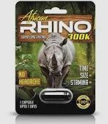 AFRICAN RHINO 300K PILL, PACKAGING: SINGLE