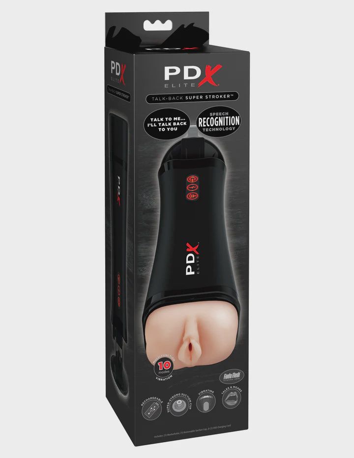 PDX ELITE TALK BACK STROKER