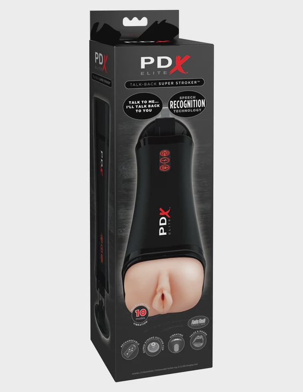 PDX ELITE TALK BACK STROKER