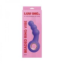 LUV INC BEADED RING VIBE, Color: PURPLE
