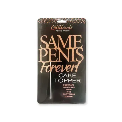 GLITTERATI PENIS CAKE TOPPER