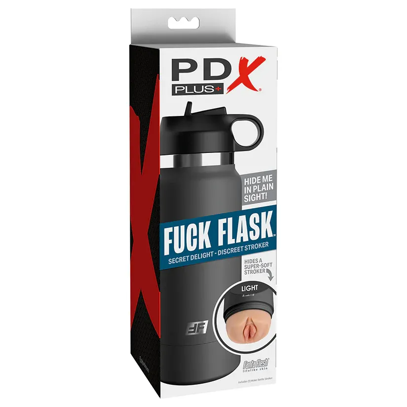 PDX PLUS FUCK FLASK, Color: LT GREY