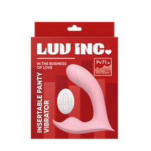 LUV INC INSERTABLE PANTY VIBE, Color: PINK