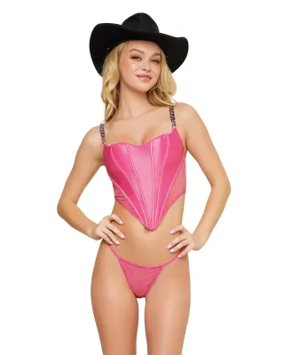 BUSTIER &amp; G STRING