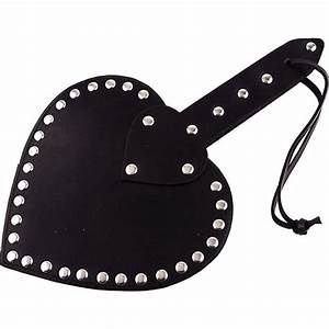 ROUGE HEART PADDLE, Color: BLACK