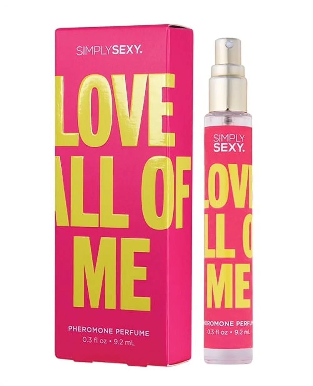 SIMPLY SEXY PHERO PERFUME, SCENT: LOVE ALL OF ME, Size: 0.3OZ