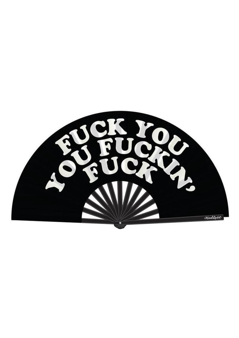 WOOD ROCKET FAN, STYLE: F YOU