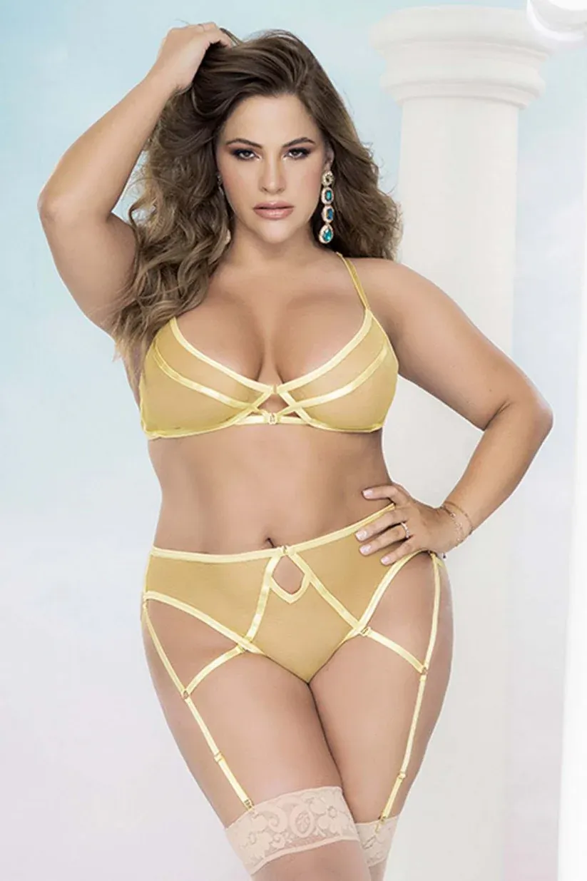 2PC AMALFI SET YELLOW PLUS
